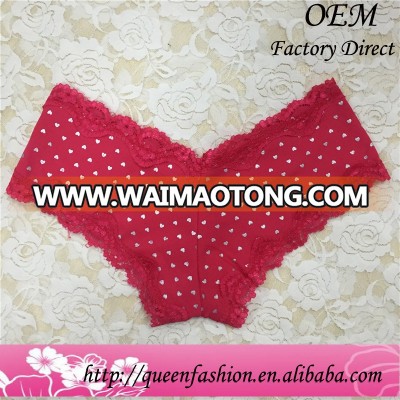 Best price red color fashion panties girls sexy tangas